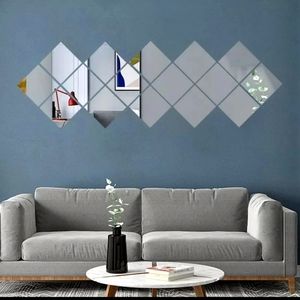 42 pc mirrored Adhesive Wall Decal Stickers